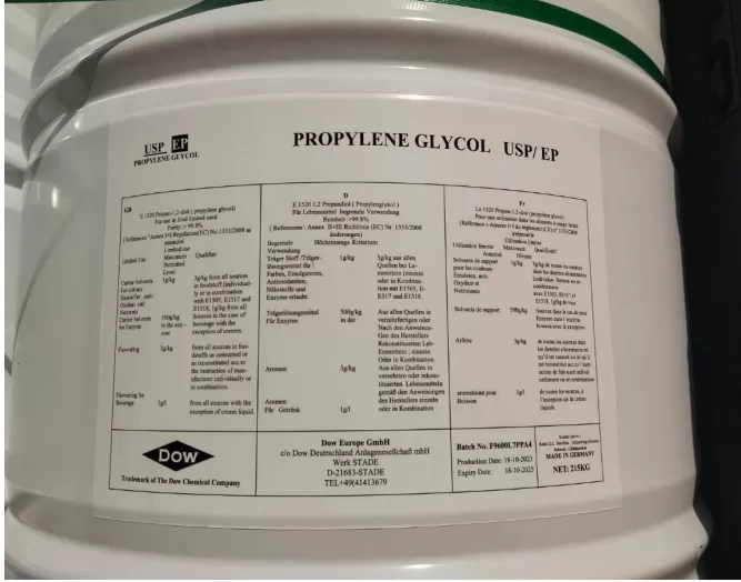 Medical Product Alert : Falsified USP/EP PROPYLENE GLYCOL